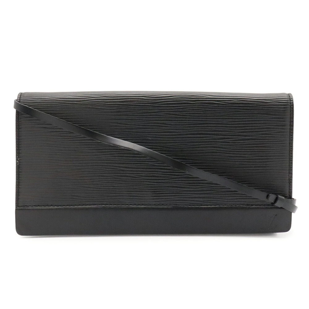LOUIS VUITTON Louis Vuitton Epi Honfleur Shoulder Bag Clutch Noir Black M52732